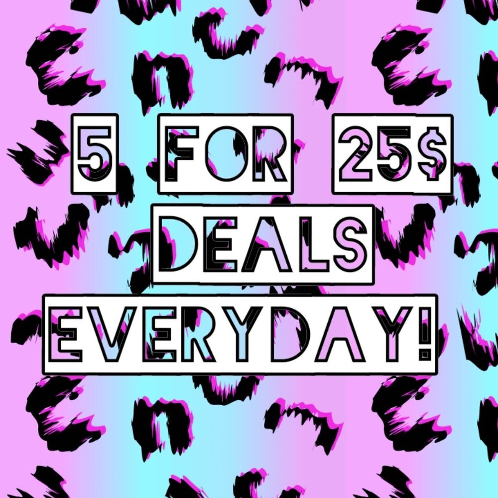 5 ITEMS for 25$